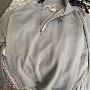 Cinch Gray Half-Zip Men's Sweater